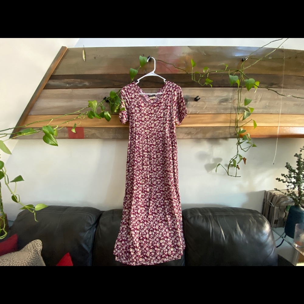 FRITZI Short Sleeved Midi/Maxi Length Dress (M)